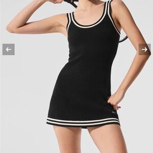 ALO Yoga Black and White Knit Dress